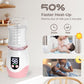 Portable Cordless Baby Bottle Warmer for Travel (6.7628 Fl Oz)