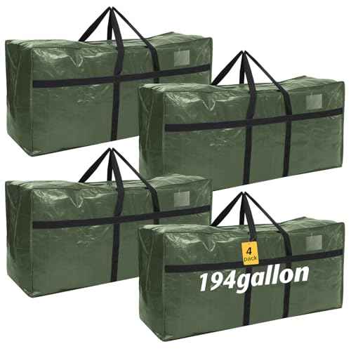 4 Pcs 194 Gallon Extra Large Moving Bags Heavy Duty Storage Bag (4 Count)