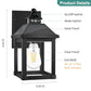 Solar Porch Lights Outdoor Dusk to Dawn with Motion Sensor (2 Count)