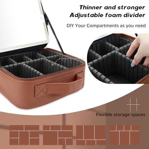 Makeup Bag with Led Mirror