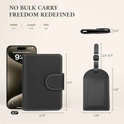 Passport Holder with Luggage Tag