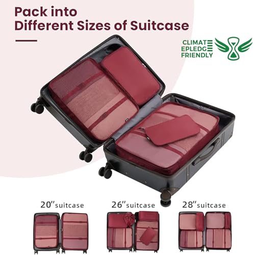 10 Set Packing Cubes Various Sizes Packing Organizer for Travel Accessories Luggage Carry On Suitcase
