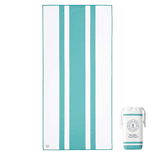 Emerald Microfiber Beach Towel by Laguna Beach Textile Co