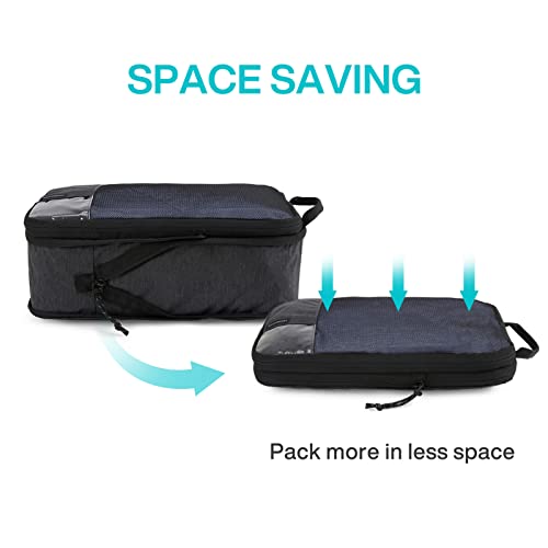 2 Set Compression Packing Cubes for Travel (6 Count)