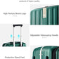 26 Inch Large Checked Luggage PC Hard Shell Luggage Top Opening Travel Luggage Suitcases with Wheels for Woman Men