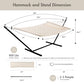 Outdoor Hammock Heavy Duty Hammock with 12 Feet Steel Stand
