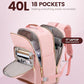 40L Travel Backpack Flight Approved Carry on Backpack