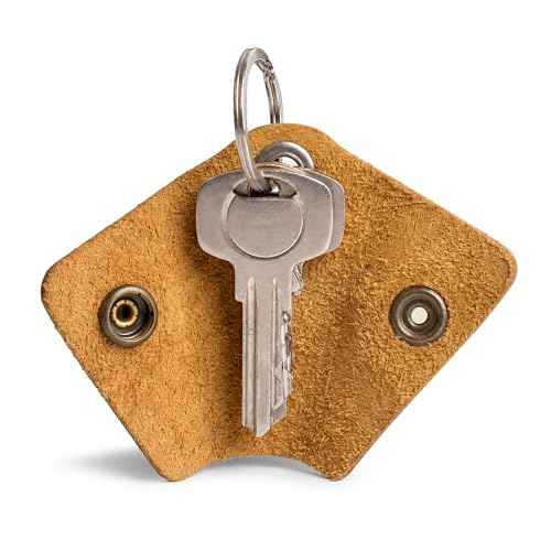 Full Grain Leather Wrap Keychain