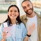 Airtag Passport Holder for Women Men Travel