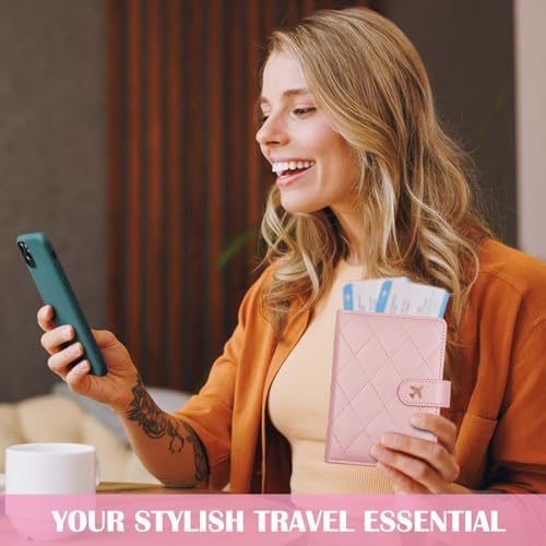 Premium Leather Passport Holder Covers Case