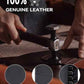Wallet for Men RFID Blocking Genuine Leather Mens Wallets Bifold with 2 ID Window 13 Card Slots black