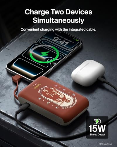 Disney Mandalorian and Grogu 10000mAh 20W USB C Power Bank Charger