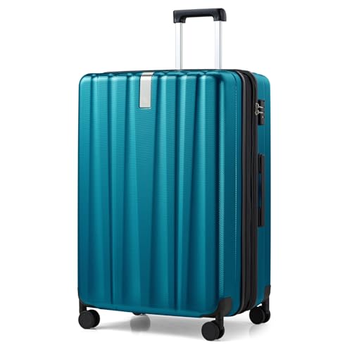 29 Inch Expandable Large Checked Luggage with 8 Spinner Wheels