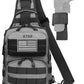 Tactical Sling Backpack With Holster Military Crossbody Bag for Men Single Shoulder Back Pack 10L