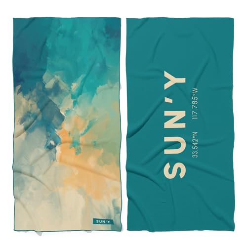 Waffle Microfiber Beach Towel