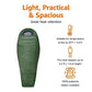 20°F Cold Weather Mummy Sleeping Bag for Hiking