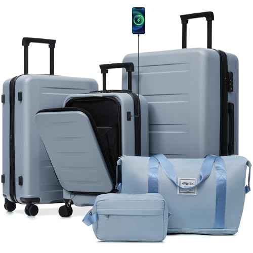 Luggage Sets 5 Piece Front Open (5 Count)