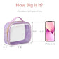 Clear Makeup Bag Travel (3 Count)