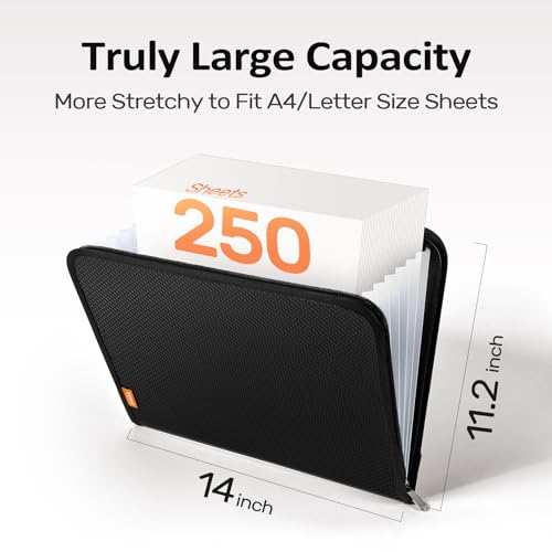 7 Pockets Accordion File Organizer
