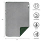 Large Waterproof Outdoor Blanket Thick Fleece 80" x 58"