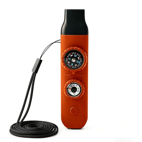 Multifunctional Survival Emergency Whistle for Kids with Compass Hiking Survival