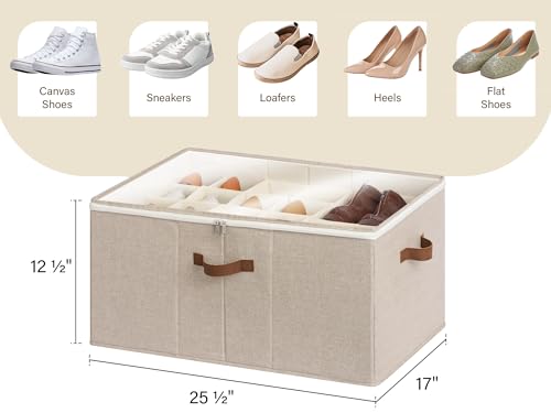 24 Pair Large Shoe Storage Box