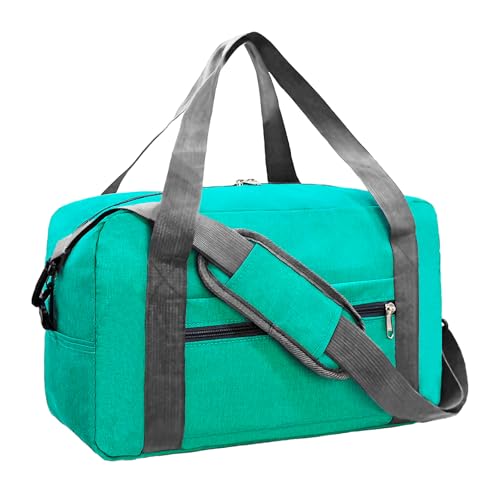 15 Inch Small Carry On Bags for Airplanes Spirit Airlines Personal Item Bag Underseat Foldable Travel Duffle Gym Bags for Women Men