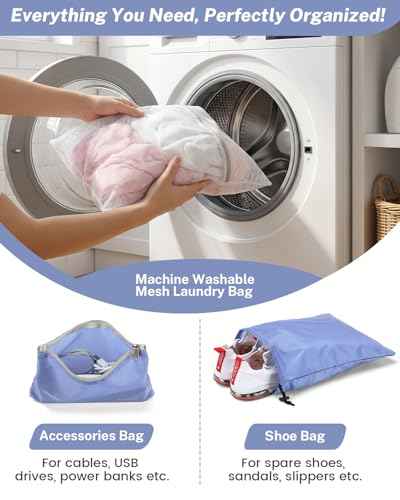 Compression Packing Cubes for Travel (10 Count)