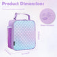 Kids Lunch box Insulated Soft Bag Mini Cooler Back to School Thermal Meal Tote Kit for Girls