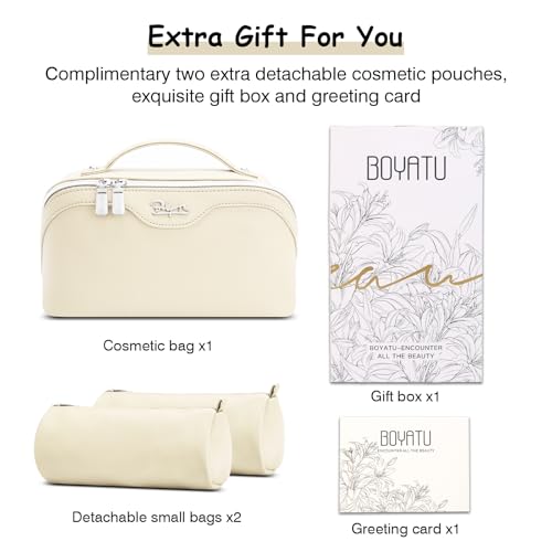 Travel Makeup Bag Organizer Cosmetic Bag (3 Count)