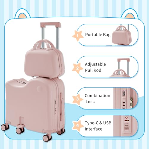 Ride On Luggage Set with Bag