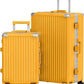 Luggage Sets 2 Piece Aluminum Frame Carry On and Checked Suitcase PC ABS Hard Shell TSA Lock No Zipper