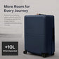 Checked Expandable Suitcase