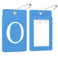 2 Pack Initial Luggage Tags for Suitcases Airplane Travel Essentials (2 Count)