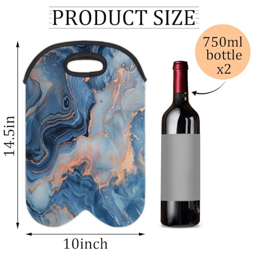 Wine Carrier Tote Personalized Bag for 2 Bottles