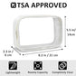 TSA Approved Toiletry Bag Clear Quart Size Travel Bags Makeup Bag (2 Count)