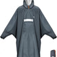 Hooded Rain Poncho for Adult Waterproof Lightweight Raincoat