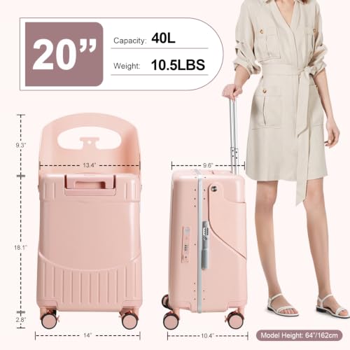 Ride On Luggage with Front Pocket