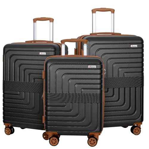 Hardside Expandable 3PCS Luggage Set with Spinner Wheels (3 Count)