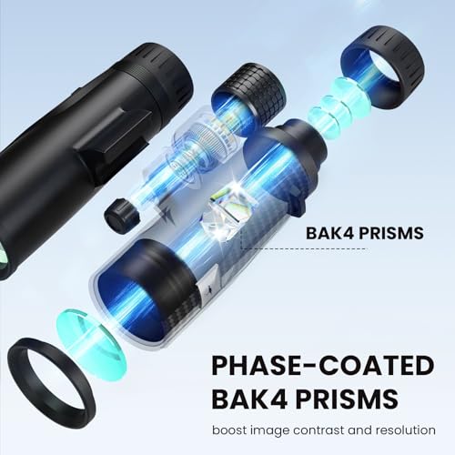 Premium ED HD Binoculars 10x42 for Adults