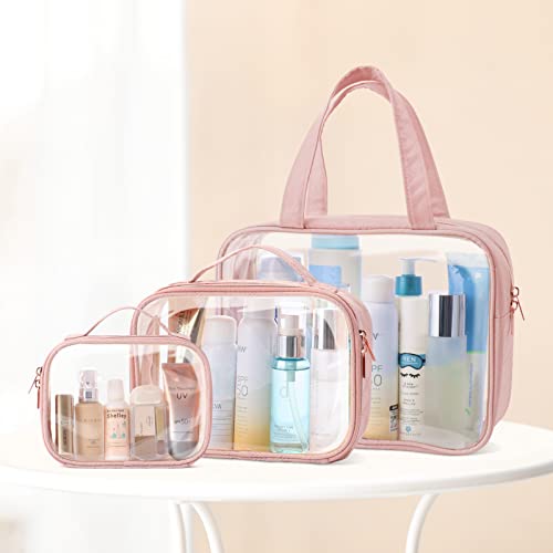 Clear Makeup Bag Travel (3 Count)