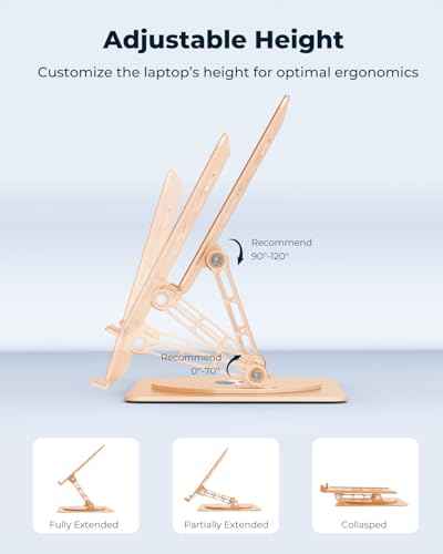 360° Rotating Laptop Stand for Desk