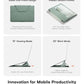 Laptop Carry Sleeve with Stand &Smart Storage for 16" Laptop for Work