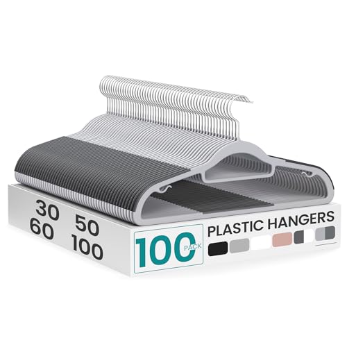Pack of 100 Coat Hangers (100 Count)