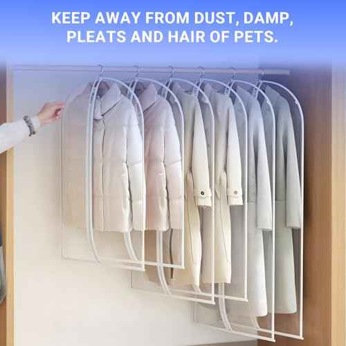 Garment Bags for Hanging Clothes (6 Count)