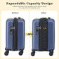 Expandable 16 Inch Underseat Carry On Luggage Airline Approved