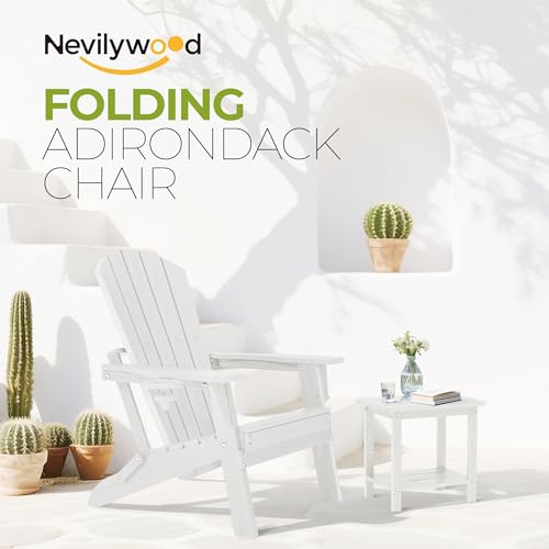 Folding Adirondack Chairs Set of 2