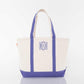 Medium Classic Personalized Monogram Canvas Tote Bag for Women