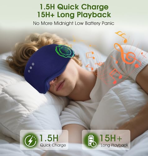 Bamboo Cotton Bluetooth Sleep Mask