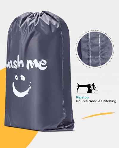2 Pack XL Wash Me Travel Laundry Bag